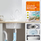 Arenzza Strong Pipeline Drain Clog Remover in a household cleaning bottle, designed for clearing stubborn drain clogs.