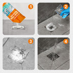 Arenzza strong pipeline drain clog remover in a household cleaning setting, showing the product bottle ready for use.
