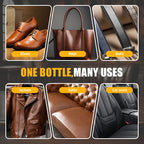 Arenzza All-in-One Shoe and Leather Care Oil bottle for household cleaning, designed to condition and restore leather shoes and accessories.