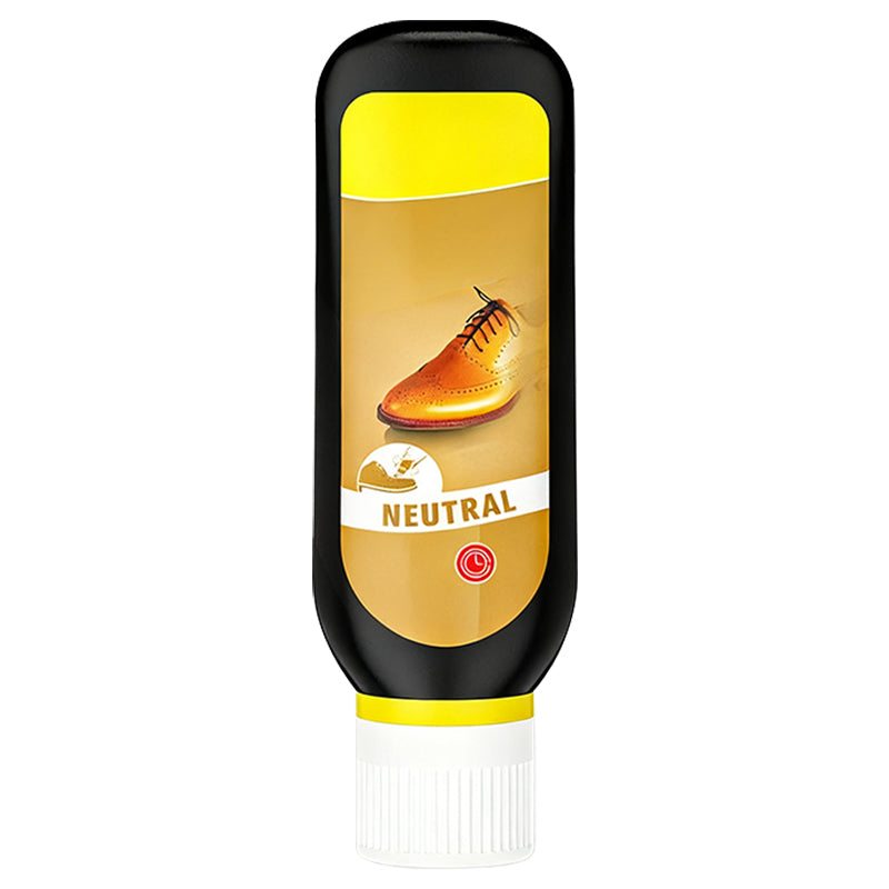 Arenzza All-in-One Shoe and Leather Care Oil bottle for household cleaning, with a clear label and white cap.