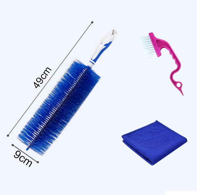 Arenzza fan brush dust removal tool for household cleaning, featuring a brush head designed to easily clean fans and dust surfaces.