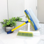 Arenzza 5-piece household glass cleaning squeegee set with scratch-free, streak-free blades and ergonomic handles.
