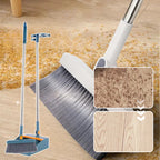 Arenzza stand-up dustpan and brush set with a rotating 180° brush for household cleaning.