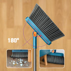 Arenzza stand-up dustpan set with rotating brush for household cleaning, featuring a compact design and ergonomic handle.