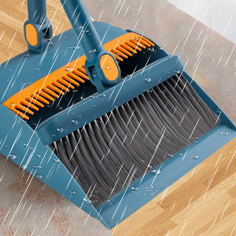 Arenzza stand-up dustpan and brush set with a rotating 180° brush for household cleaning.