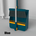 Arenzza stand-up dustpan and brush set with a rotating 180° brush for household cleaning, featuring ergonomic design.