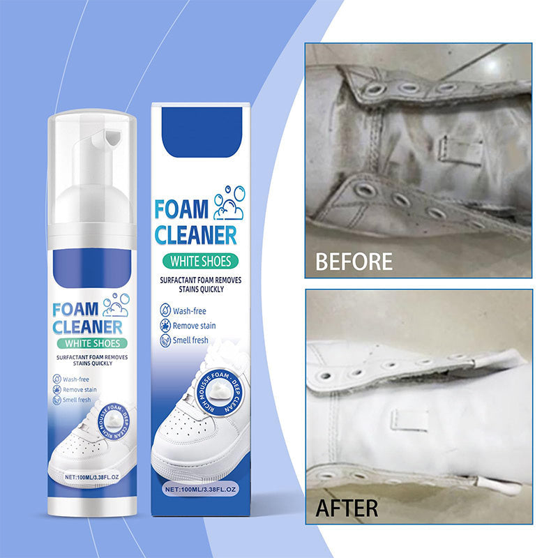Arenzza water-free sneaker cleaner bottle for household cleaning, featuring a compact, easy-to-use design for shoe maintenance.
