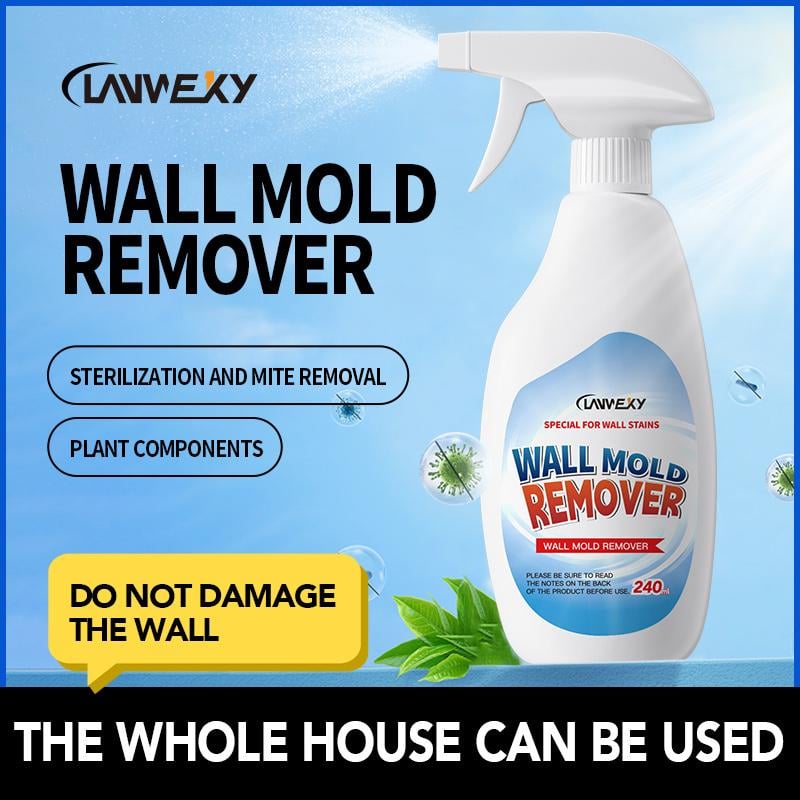 Arenzza Lanwexy mould removal spray bottle for household cleaning, showing the spray nozzle and product label.