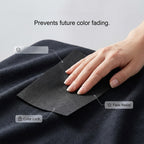 Arenzza Ultra-Black Clothing Blackening Sheets for household cleaning, showing black sheets designed to restore dark clothing.