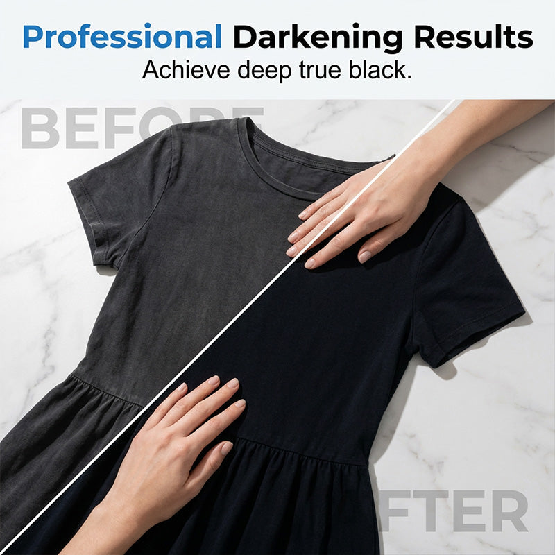 Arenzza Ultra-Black Clothing Blackening Sheets for household cleaning, shown in a clean, organized setting.