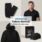 Arenzza Ultra-Black Clothing Blackening Sheets for household cleaning, showing black sheets used for fabric blackening and cleaning.
