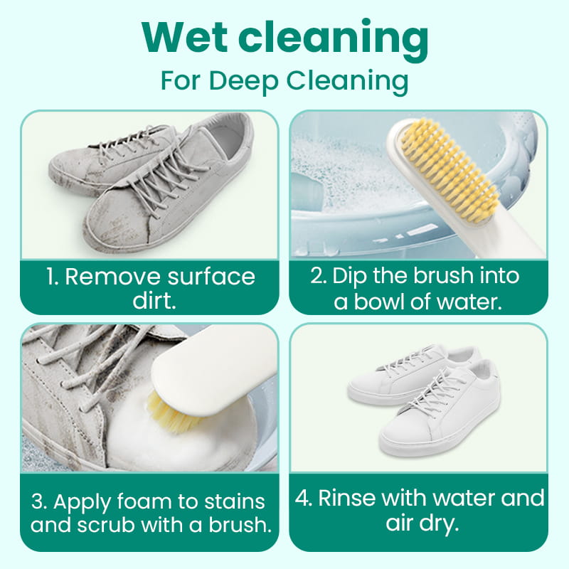 Arenzza multifunctional mild shoes cleaner in a container, designed for household shoe cleaning and effective stain removal.