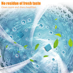 Arenzza Washing Machine Deep Cleaner Tablets for household cleaning, showing clean tablets in a clear container.