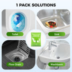 Arenzza powerful pipe dredging agent for household cleaning, showing the liquid solution in a container ready for use.