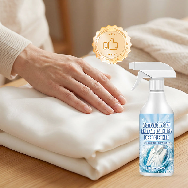 Arenzza multi-purpose fabric and clothing stain cleaner bottle, household cleaning product for removing stains from fabrics and clothing.