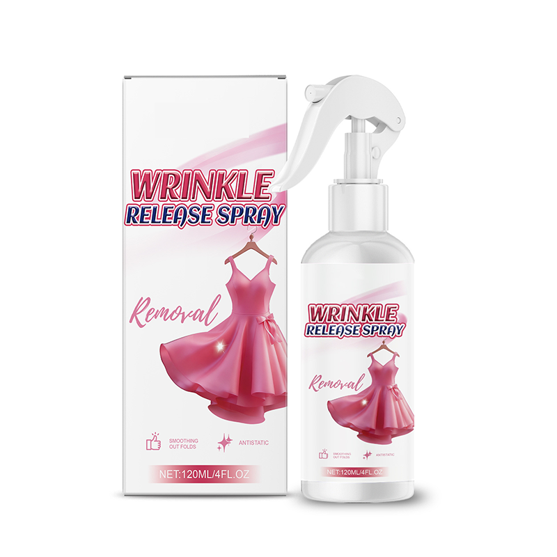 Arenzza Instant Static Guard and Wrinkle Release Spray bottle for household use, with a clean label and spray nozzle.