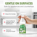 Arenzza Kitchen Enzyme Cleaner bottle showing vibrant label, designed for powerful degreasing and freshening household surfaces.