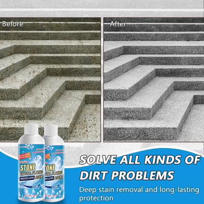 Arenzza Stone Stain Remover Cleaner for household use, effective at removing oxidation, rust, and stains from surfaces.