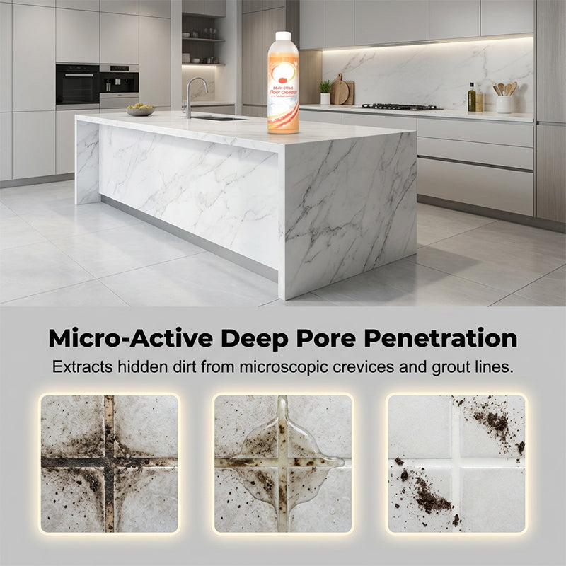 Arenzza multi-effect floor cleaner with mosquito repellent in a spray bottle, designed for household cleaning and pest control.