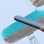 Arenzza no-disassembly window screen cleaning brush with handle for effortless cleaning of window screens and surfaces.