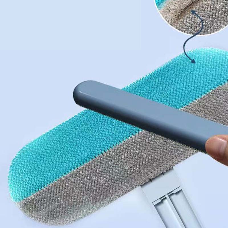 Arenzza no-disassembly window screen cleaning brush with handle for effortless cleaning of window screens and surfaces.