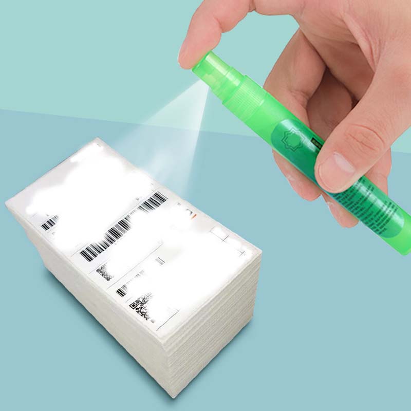 Arenzza thermal sensitive paper correction fluid spray for household cleaning, shown in a spray bottle with label.