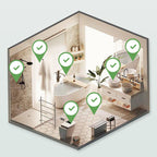 Arenzza multipurpose bathroom cleaner bottle with label, designed for household cleaning tasks in bathrooms.