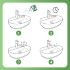 Arenzza multipurpose bathroom cleaner bottle with label, ready for household cleaning tasks in a bathroom setting.
