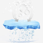 Arenzza defrosting spray for fridge freezers with a plastic spatula, used for household cleaning and ice removal.
