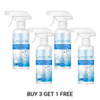 Arenzza non-ionic stain remover for laundry, household cleaning product, with a bottle featuring a white and blue label.