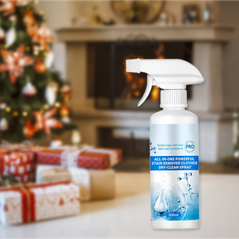 Arenzza non-ionic stain remover for laundry, shown in a household cleaning setting, with a focus on the bottle and stain removal action.