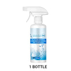 Arenzza non-ionic stain remover for laundry, shown in a household cleaning setting with a bottle and cleaning cloth.