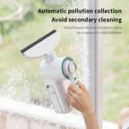 Arenzza electric squeegee cleaning glass and smooth surfaces with powerful suction for streak-free, effortless deep cleaning.