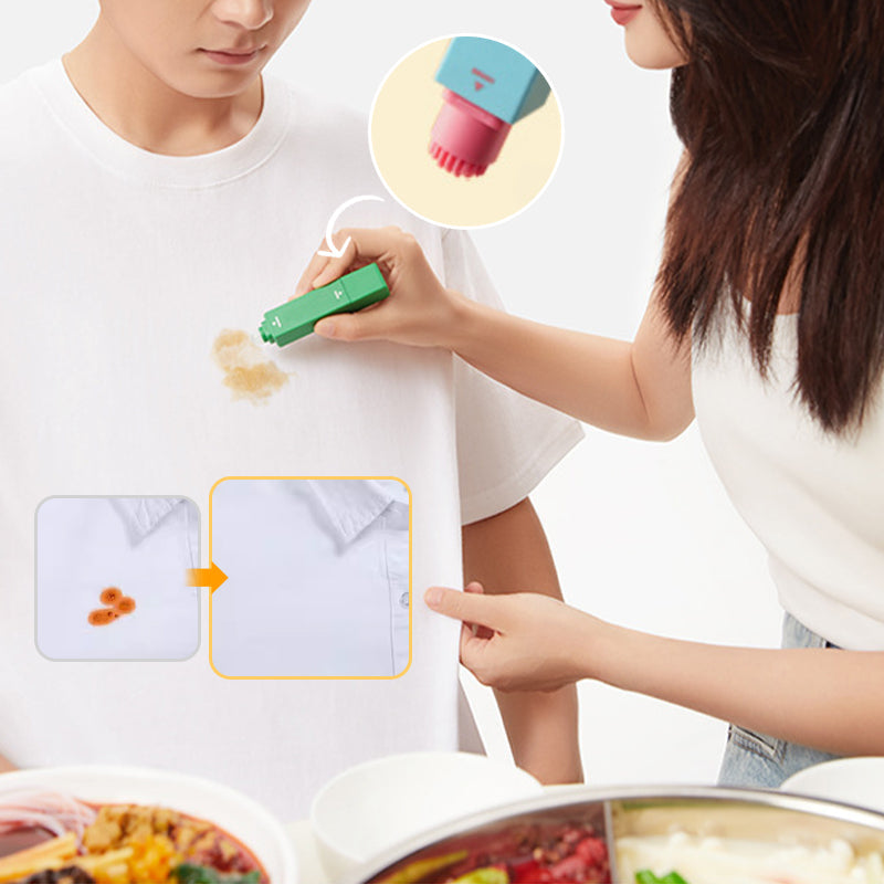 Arenzza portable instant stain remover pen for household cleaning, showing the compact pen with stain removal solution.