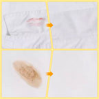 Arenzza portable instant stain remover pen for household cleaning, shown with open cap and stain removal tip.
