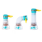 Aarenzza faucet booster filter attached to a kitchen sink faucet for household water filtration.