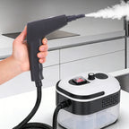 Arenzza adjustable high-pressure steam cleaner for household cleaning with a handheld design and flexible hose hose attachment.