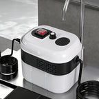 Arenzza adjustable high-pressure steam cleaner for household cleaning, with a handheld design and steam nozzle for versatile use.