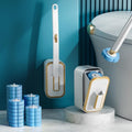 Arenzza wall-mounted toilet brush set with holder, designed for household cleaning, featuring a sleek, modern look.