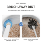 Arenzza wall-mounted toilet brush set with holder, designed for household cleaning, featuring a sleek modern look.