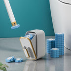 Aarenza wall-mounted toilet brush set for household cleaning with a sleek design and sturdy holder in a modern bathroom setting.