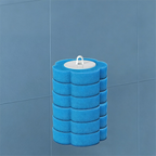 Arenzza wall-mounted toilet brush set with a sleek handle and holder, designed for household cleaning in modern bathrooms.
