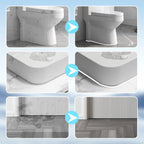 Arenzza waterproof mold-resistant sealant for kitchen and bathroom, shown applied around a sink and bathtub for waterproof sealing.