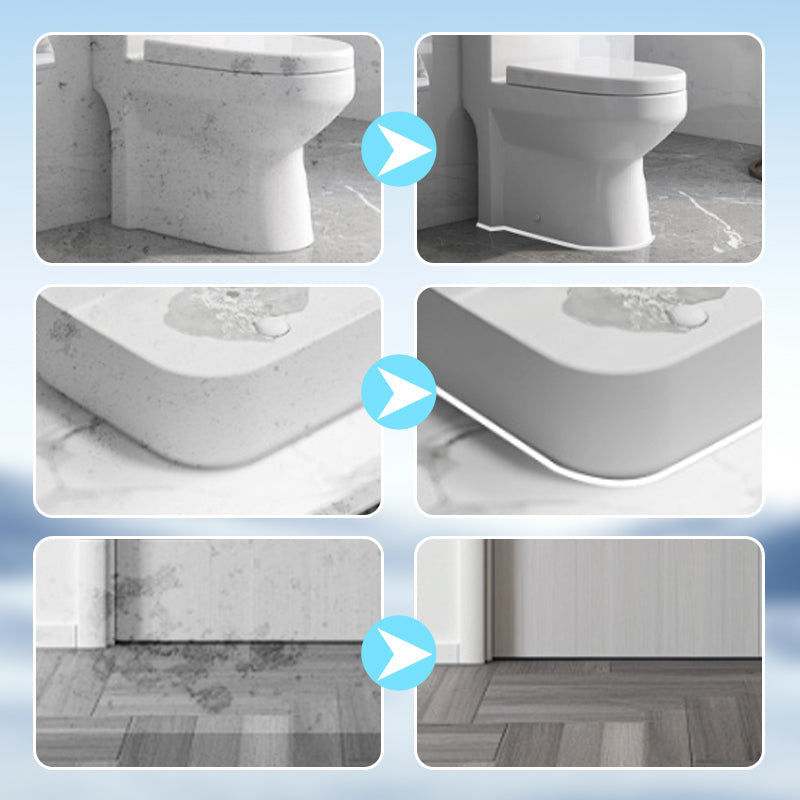 Arenzza waterproof mold-resistant sealant for kitchen and bathroom, shown applied around a sink and bathtub for waterproof sealing.