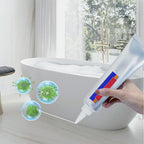 Arenzza waterproof mold-resistant sealant tube for kitchen and bathroom sealing, with a bright label and applicator tip visible.