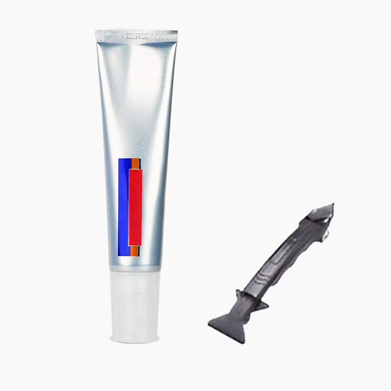 Arenzza waterproof mold-resistant sealant for kitchen and bathroom, shown in a tube with application on a bathroom surface.