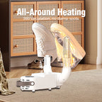 Arenzza quick-drying shoe dryer with constant temperature for household use, shown drying shoes in a home setting.