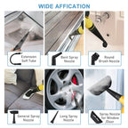 Arenzza multi-purpose steam cleaner set for household cleaning with various attachments and a sleek design for versatile use.