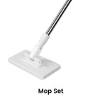 Arenzza multi-surface sweeper mop for household cleaning, showing the mop head with a flexible, multi-surface cleaning pad.