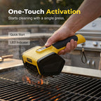 Arenzza electric BBQ grill cleaning brush with sturdy bristles, designed for household grill maintenance and cleaning.